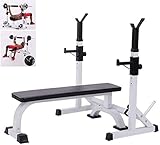 Gewichtheben Kommerzielles Bankdrücken Bankdrücken-Rack Hantelbank Verstellbarer Squat-Rack Langhantelständer Heimfitnessgeräte Fitnessbank Hanteltraining