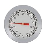 BBQ Grill Thermometer Gauge, Holzkohle Grill Temperatur Gauge Temp Gauge BBQ Pizza Grill Thermometer 120 ℃ für Barbecue Kochen