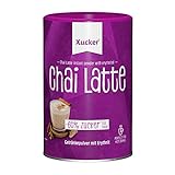 Xucker Chai Latte Pulver Erythrit - Laktosefreie Gewürztee Mischung mit Schwarztee Extrakt und Gewürzen I Chai Tee gesüßt mit kalorienfreien Erythrit anstatt Zucker (250g)