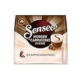 Senseo Pads Morgen Cappuccino Intense, 40 Kaffeepads, 5er Pack, 5 x 8 Getränke