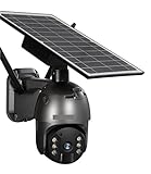 YEZIMK Solarkamera 8W Solar Powered. 4g ptz. Sicherheitskamera Wireless WiFi 1080P im Freien wasserdicht Pire Alarmbewegungserkennung. CCTV. Kamera (Color : 4G Version No Card)