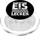 Bin kein Eis darfst gerne Lecken frecher leck mich Spruch PopSockets PopGrip für MagS
