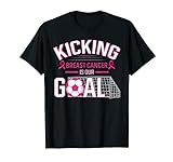 Fußballtor für Brustkrebs, rosa Band, Mammogramm, Sport T-Shirt