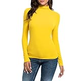 Damen Langarmshirt schwarz und weiß Langarmshirt Damen eng Tops Teenager Mädchen Streetwear Slim Fit Longsleeve Tee tshirt langarm damen schlaf tshirt damen enges tshirt damen schulterfrei legging
