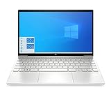 HP ENVY 13-ba1276ng (13,3 Zoll / FHD IPS Touch) Laptop (Intel Core i7-1165G7, 16 GB DDR4, 512 GB SSD, NVIDIA GeForce MX450 (2 GB GDDR5), Windows 10, QWERTZ-Layout) Silber