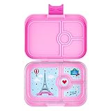 Yumbox Panino M Lunchbox (Fifi Pink) - mittelgroße Brotdose mit 4 Fächern | Kinder Bento Box für Kindergarten, Schule, Erwachsene