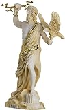 Spice Rack Zeus griechischer Gott Jupiter Donner Statue Figur Gold Alabaster 7,08'