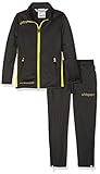 uhlsport Herren Essential Classic Anzug Trainingsanzug, schwarz/limonengelb, L