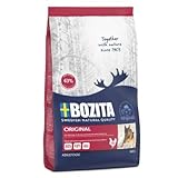 Bozita Original A ausgewogenes, komplettes Trockenfutter für Hunde aus Schweden mit viel frischem Huhn und angereichert mit natürlichen Ballaststoffen Vorteilspack: 2 x 12 kg