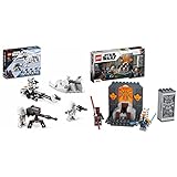 LEGO 75320 Star Wars Snowtrooper Battle Pack, ab 6 Jahren & 75310 Star Wars Duell auf Mandalore™, Bauset für Jungen und Mädchen ab 7 Jahren mit Darth Maul und Lichtschwertern