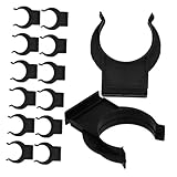KONTONTY 20St Zubehör für Schrankfüße Liner Board Sockel Clip Auto Spanbeutel-Clips hängende Papierlampe gesteckt fußbodenschutz Sockelklemme Fußsockelclips für Möbel Plastik Black