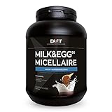 EAFIT Milk Egg 95 Micellar 750g - Schokolade - Casein Protein - Bodybuilding Protein - Erhaltung der Muskelmasse - Langsame Assimilation - Anti-Doping - 25 Portionen