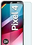 moex ShockProtect Panzer Schutz Glas für Google Pixel 4 Schutzfolie 9H Härte, Panzerfolie kratzfest und bruchsicher, HD Displayschutzfolie Ultra-Klar, Schutzglas Folie, 2x Stück