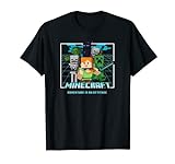 Minecraft Group Shot Action Pose Adventure T-Shirt