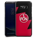 DeinDesign Hard Case kompatibel mit Samsung Galaxy S8 Plus Duos Schutzhülle schwarz Smartphone Backcover 1. FC Nürnberg Fanartikel 1. FCN