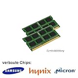 4GB (2X 2GB) DDR2 800MHz (PC2 6400S) SO Dimm Notebook Laptop Arbeitsspeicher RAM Memory Samsung Hynix Micron