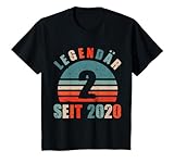 Kinder 2. Geburtstag Legendär Seit 2020 Jahrgang 2 Jahre alt T-Shirt