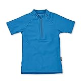 Sterntaler Unisex Kinder Kortærmet svømmeskjorte Rash Guard Shirt, Blau, 110-116 EU