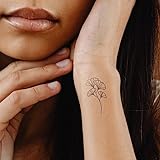 MyJagua Tattoo • Ginko | 1-2 Wochen Tattoo | Auf Pflanzenbasis | Hautverträglich | Wasserfest | Neue Tattoo Technologie | Kein Klebe Tattoo