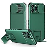 xinyunew für iPhone XR Hülle Militärischer Vollschutz Handyhülle-Schutzhülle Case Cover, (für iPhone XR HandyHülle Ständer) Grün