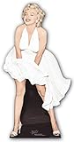 empireposter Marilyn Monroe - weißes Kleid - Star VIP - Pappaufsteller Standy - 157 cm