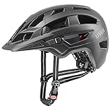 uvex finale 2.0 e-bike - sicherer City-Helm für Damen und Herren - individuelle Größenanpassung - optimierte Belüftung - black matt - 56-61 cm
