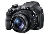Sony Digitalkamera DSC-HX350 Bridge-Kamera mit 50-fach optischem Zoom (Exmor R Sensor, Carl Zeiss Vario-Sonnar Weitwinkelobjektiv 24-1200 mm, Full HD Video, 7,5 cm (3 Zoll) Display) schwarz