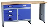 Küpper Werkbank Modell 12037, Breite 170 cm Farbe ultramarinb