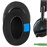 Geekria Sport Cooling Gel Infused Ersatz Ohrpolster für Kopfhörer Turtle Beach Stealth, Ear Force, Call of Duty, Recon Series, Ohrpolster, Earpads Repalcement(Extra Thick)