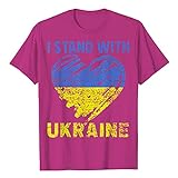 Ukrainisches T-Shirt für Herren- und Damenoberteile I Stand With Ukraine T-Shirt Fashion Short Sleeve Print Bequeme Bluse