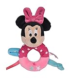 Simba 6315876392 - Disney Minnie Maus Ringrassel, bunt, 14cm, ab den ersten Lebensmonaten geeignet, Babyspielzeug, Rassel, Micky Mouse