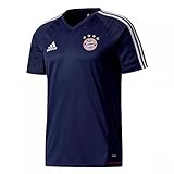 adidas FC Bayern München Trainingsshirt Herren dunkelblau / weiß, S - 46