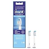 Oral-B Pulsonic Clean Aufsteckbürsten für Schallzahnbürsten, Zahnbürstenaufsatz für Oral-B Schallzahnbürste ,2 Stück (1 er Pack)