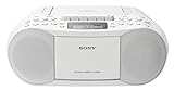 Sony CFD-S70 Boombox (CD, Kasette, Radio) weiß