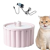 LVTFCO Katzenwasserspender,Haustier-Katzen-Wasserspender mit Einstellbarer Wasserausgabe - Trinkzubehör für Haustiere für Wohnzimmer, Tierhandlung, Schlafzimmer, Balkon, Tierklinik