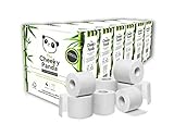 The Cheeky Panda Toilettenpapier aus Bambus - 24 Rollen mit je 200 Blatt - 6 Packungen mit je 4 Rollen - 3-Lagig - Hypoallergen - Plastikfrei - Nachhaltig - Umweltfreundlich - Super Sanft & Reißfest