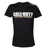 Call of Duty TS25LSAWA-XL Advanced Warfare T-Shirt mit Haupt-Logo, Größe XL, Schwarz (TS25LSAWA-XL)