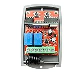 Louttary Universeller Garagentor-Fernbedienungsempfänger 433 MHz 12 V-24 V Elektrischer Toröffner 433,92 MHz Rolling Learning C