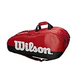 Wilson Team 3Comp-Tennistasche rot/schwarz