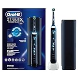 Oral-B Genius X Elektrische Zahnbürste/Electric Toothbrush, 6 Putzmodi für Zahnpflege, künstliche Intelligenz & Bluetooth-App, Reiseetui, Designed by Braun, schwarz