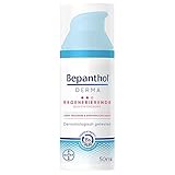 Bepanthol DERMA Regenerierende Gesichtscreme, Gesichtspflege für empfindliche und sehr trockene Haut, dermatologisch getestete Feuchtigkeitscreme mit Dexpanthenol, nicht-komedogene 50 ml Pump