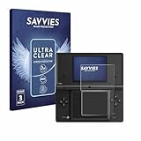 Savvies 6 Stück Schutzfolie für Nintendo DSi Displayschutz-Folie Ultra-Transparent