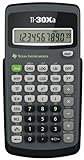 Texas Instruments TI30XA Wissenschaftlicher Taschenrechner, 30XA/TBL/1L1/K, grau