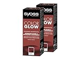 SYOSS COLORGLOW Pflegende Haartönung Tiefes Braun Semi-permanente Coloration Stufe 1, 3 x 100 ml (Pompeian Red)