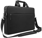 TECOOL 17,3 Zoll Laptoptasche Schultertasche für 17-17,3 Zoll Lenovo Acer ASUS Dell HP Samsung Laptop Notebook Tasche Stoßfest Umhängetasche Wasserdicht Aktentasche, Schw