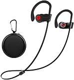 Boean In-Ear Sport Bluetooth Kopfhörer, Kabellose Hochleistung In-Ear Kopfhörer IPX7 Wasserdicht, CVC 8.0 Geräuschunterdrückung und Bass Technologie, mit Mikrofon und 10 Stunden Wiedergabe für Sport