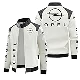 NBVGFGDF Auto Kleidung, für Opel Opc Insignia Mokka Zafira Astra G J H Gtc Corsa Vectra Outdoor Baumwolle Hoody Sweatshirt mit Kapuze Langarm Sweatshirts Sweatjacke Bequem,B-XXXL