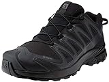 Salomon Herren XA PRO 3D V8 GTX, Leichte Schuhe für Trail Running und Wandern, Wasserdicht, Schwarz (Black/Black/Black), 45 1/3 EU