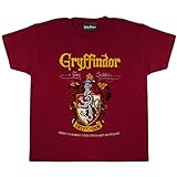 Harry Potter Gryffindor Crest Family T-Shirt Mädchen Gryffindor 12-13 Jahre | Hogwarts passende Familienoberteil, Kinder- und Erwachsenengrößen