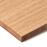 FLEXISPOT stabile Tischplatte 160x80 cm 1,9 cm stark - DIY Schreibtischplatte Bürotischplatte Spanholzplatte (Bambus, 160 x 80 cm)